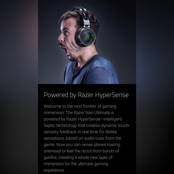 RAZER NARI ULTIMATE GAMING HEADSET - Picture 12 of 14